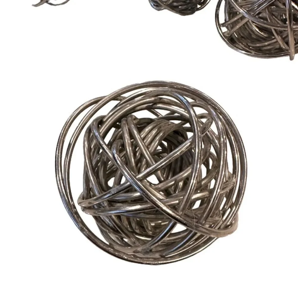 Z Gallerie Set of 5 Metal Knot Decor